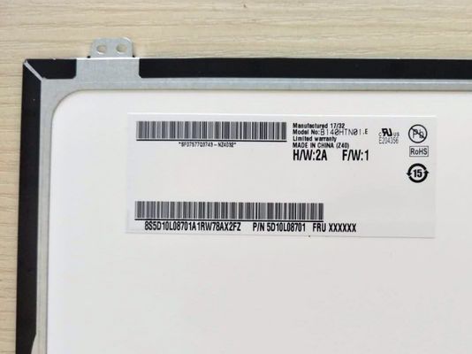 B140HTN01.E 14.0 Inch 1920*1080 TFT-LCD Screen for Laptop High Resolution TFT Screen for Laptop Users