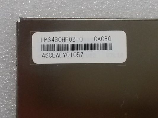 LMS430HF02 4.3 Inch TFT Display Panel 480*272 Industrial Display Modules 500cd/M2