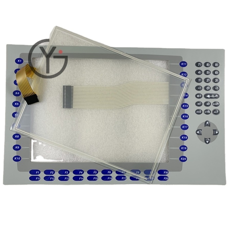 Giá tốt MỚI 265*202.5mm Kính màn hình cảm ứng với Công tắc bàn phím màng cho PanelView Plus 1250 2711P-B12C4A9