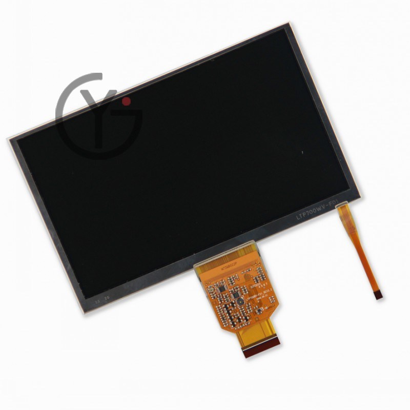 LTP700WV-F01 LCD 40 pins FPC 7 inch 800*480 lcd display for Portable DVD Player and Digital photo frame