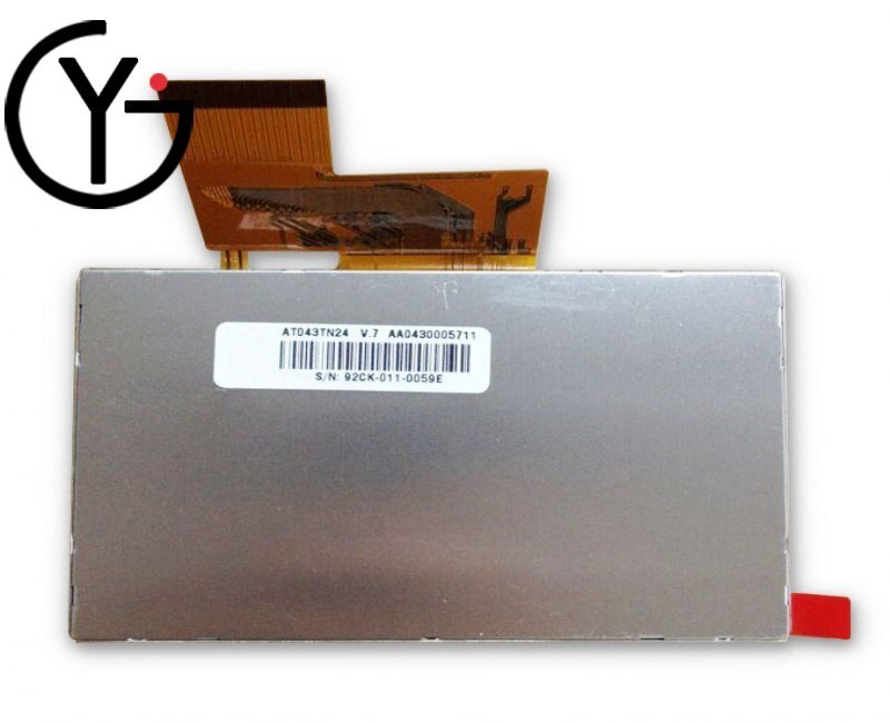 Harga Bagus 4.3 inci AT043TN24 V.7 resolusi 480*272 modul tampilan sentuh lcd untuk tampilan mobil