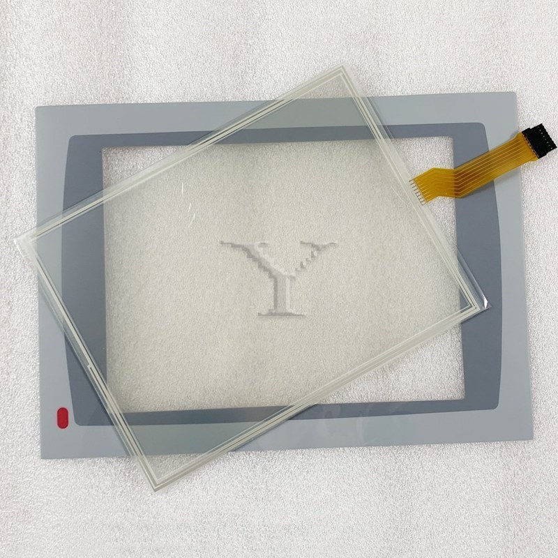 2711P-B12C4D2 زجاج لمس جديد 265*202.5 مم مع لوحة مفاتيح غشائية لجهاز PanelView Plus 1250